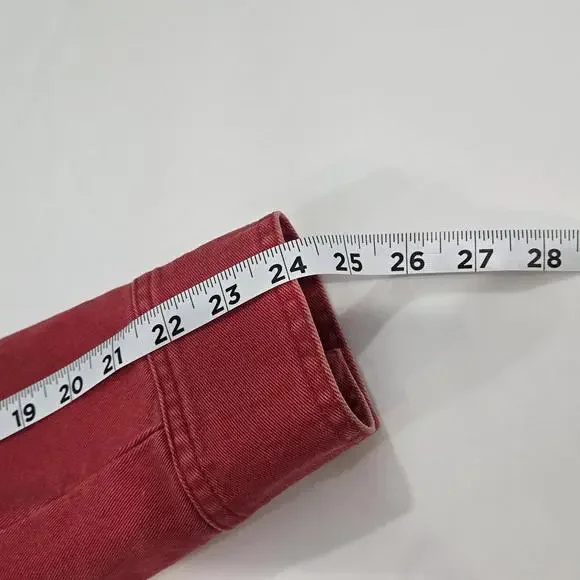 Ralph Lauren Denim Jacket Red Vintage Size L Womens - Picture 7 of 12